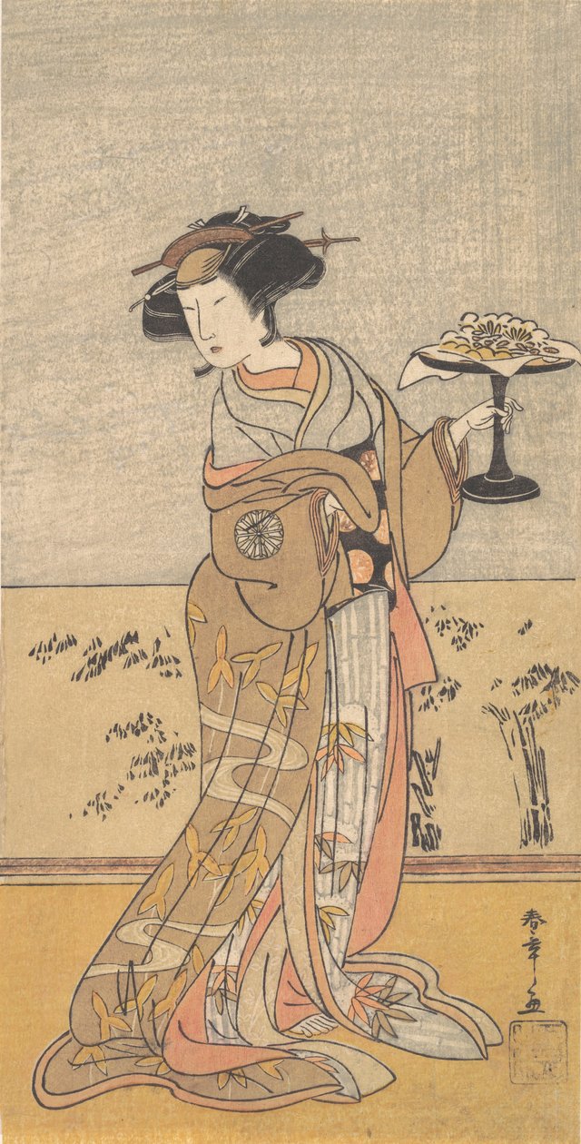 1777年10月，第一任中村富三郎担任重生的角色。 作者 春庄
