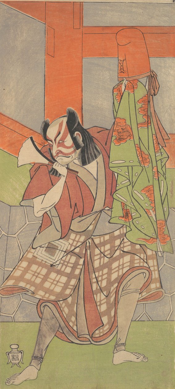 1768年12月，第四代市川团十郎扮演八平兵卫宗庆。 作者 春庄