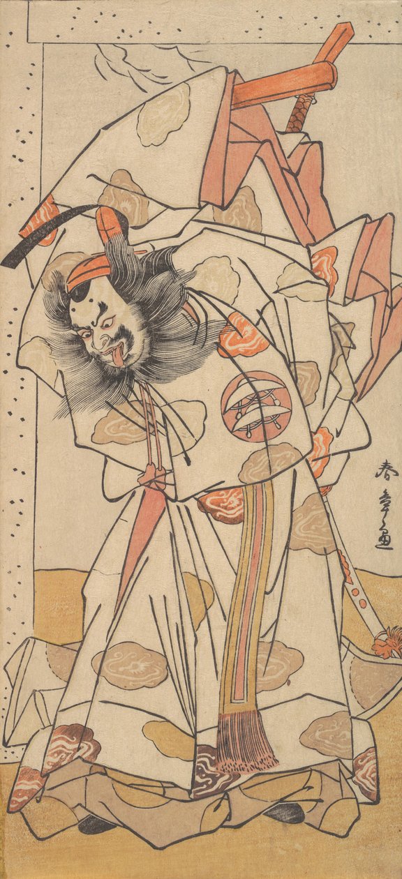 第二任中岛美穗右卫门在贞观二年（1776年）的角色。 作者 春庄