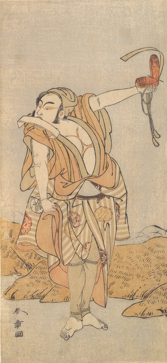 第二位中村居士作为雅客，1773年或1774年。 作者 春庄