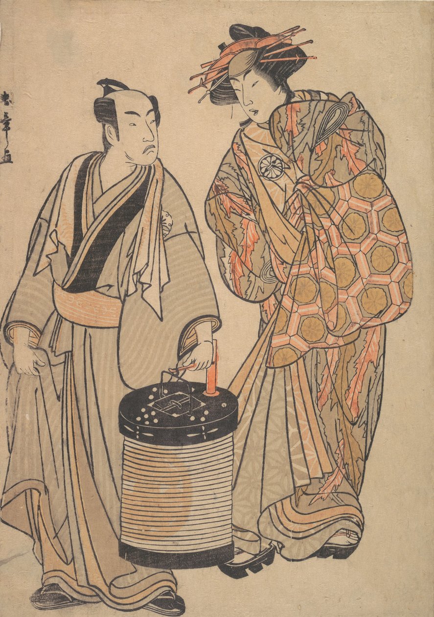 濑川喜久野三郎作为花魁，约1776年。 作者 春庄