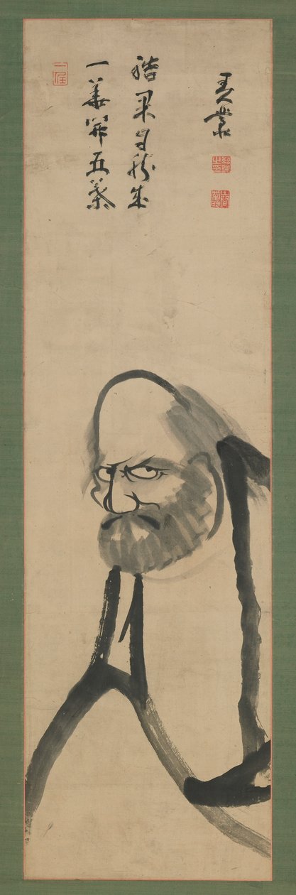 江户时代达摩，18-19世纪（纸上墨水） 作者 ida田顺庄