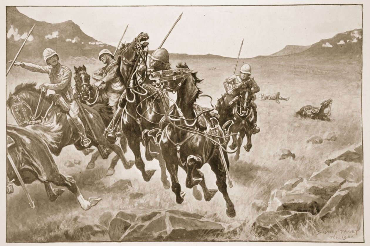 运行战斗：在十字架火焰下的Lancer Patrol，来自&39;十九世纪的战斗，Vol。 VI：1899年至1900年的布尔战争，由阿奇博尔德福布斯，GA Henty和Major Arthur Griff执掌 作者 悉尼佩吉特