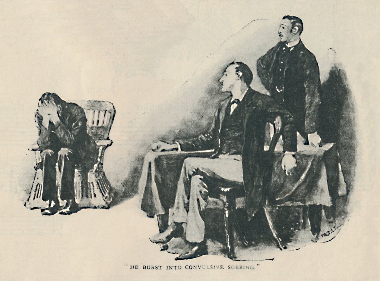 他突然抽搐抽泣，1892年 作者 悉尼佩吉特