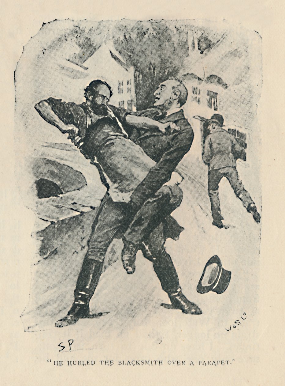 1892年，他向铁匠投掷了栏杆 作者 悉尼佩吉特