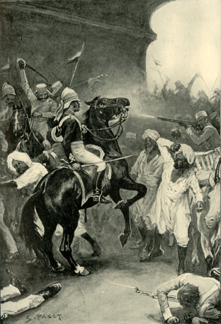 罗伯茨（Roberts）在1901年在布兰兹海尔（Bulandshair）头部射中了充电器。 作者 悉尼佩吉特