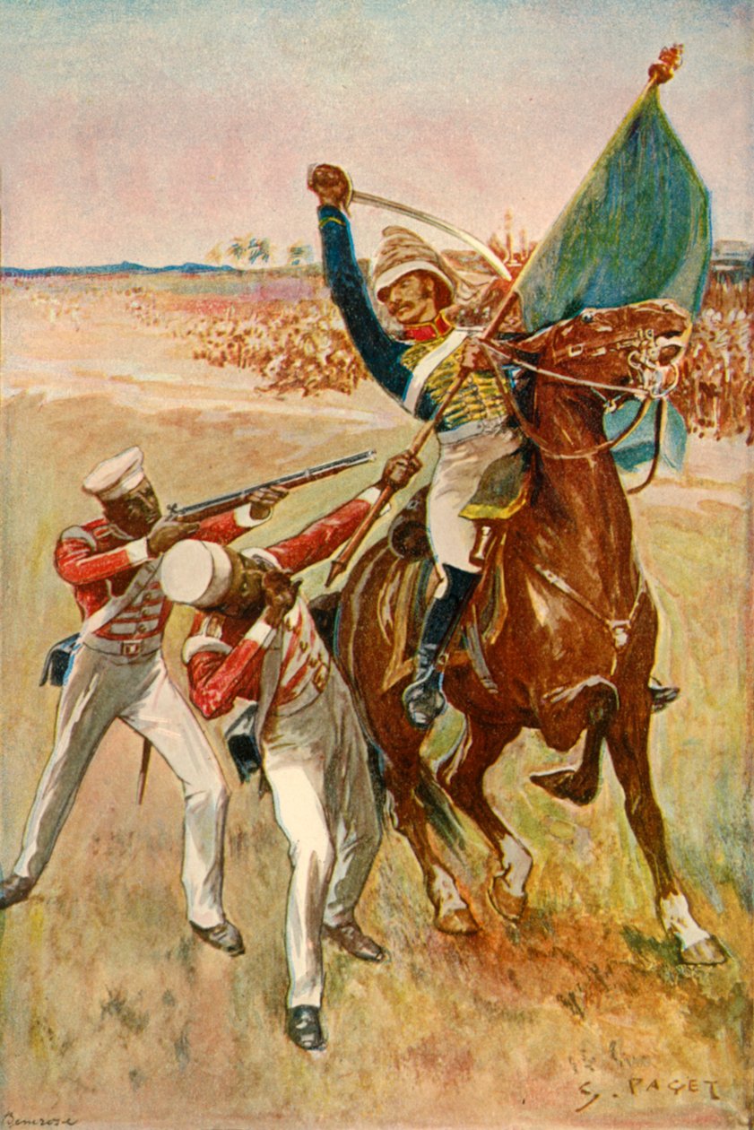 罗伯茨（Roberts）赢得1901年维多利亚十字勋章 作者 悉尼佩吉特