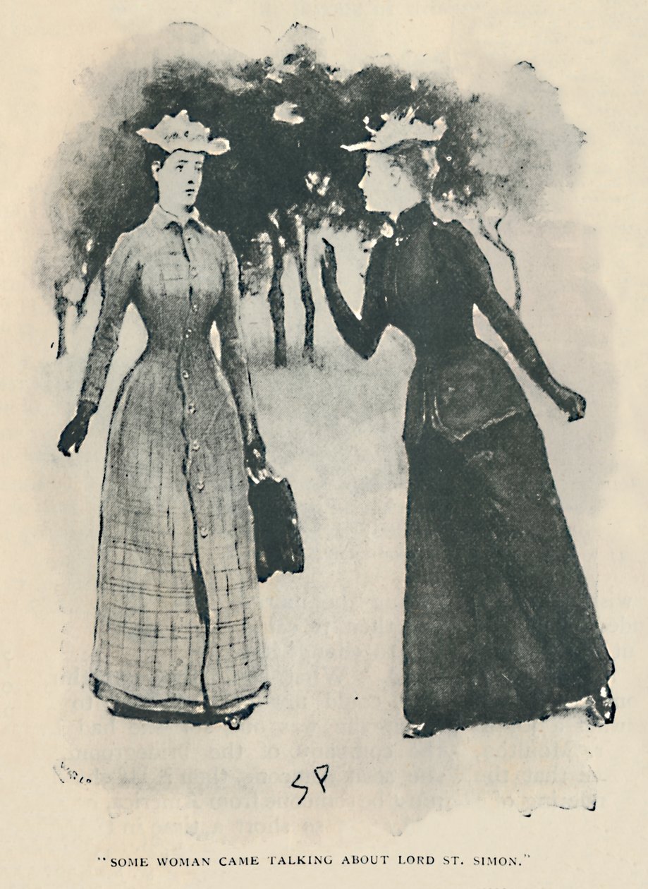 一些女人来谈论圣西蒙勋爵，1892年 作者 悉尼佩吉特
