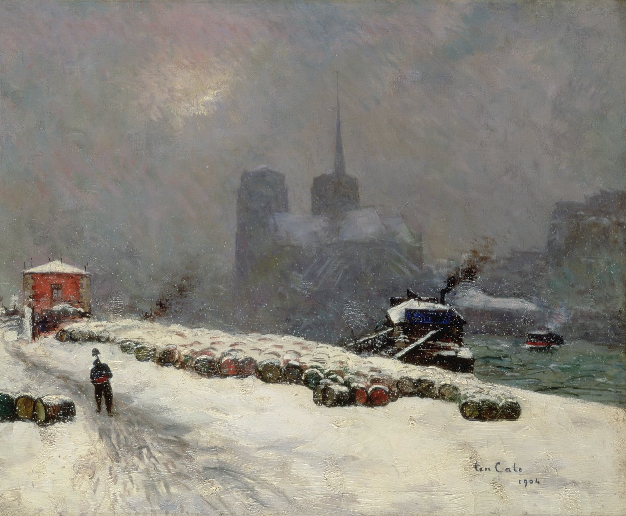 1904年，雪中圣母院 作者 希夫·约翰内斯·十凯特