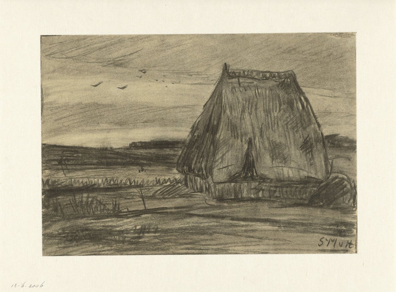 有小屋的风景 作者 Sientje Mesdag van Houten