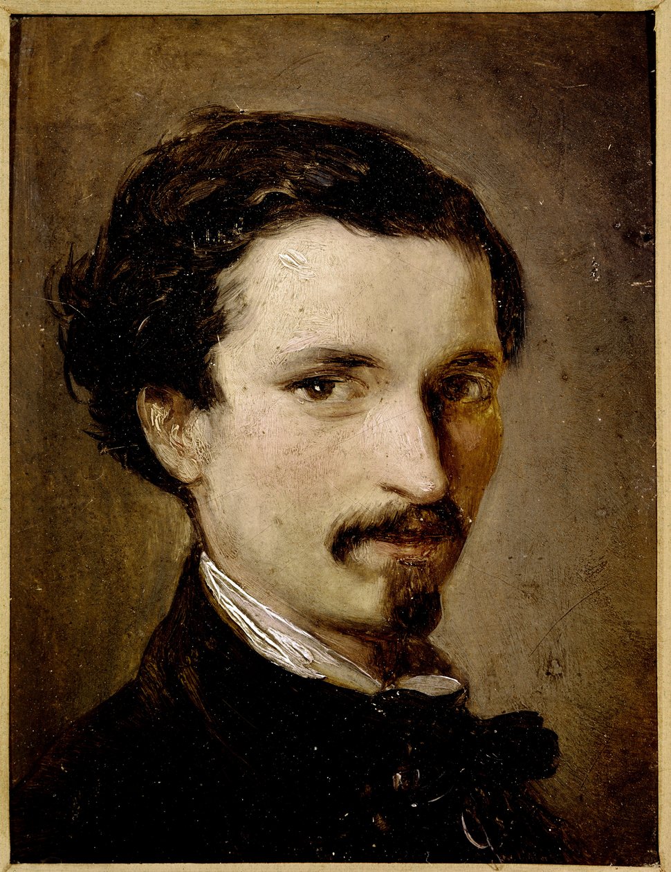 Self Portrait (oil on canvas 作者 西尔维斯特雷·莱加