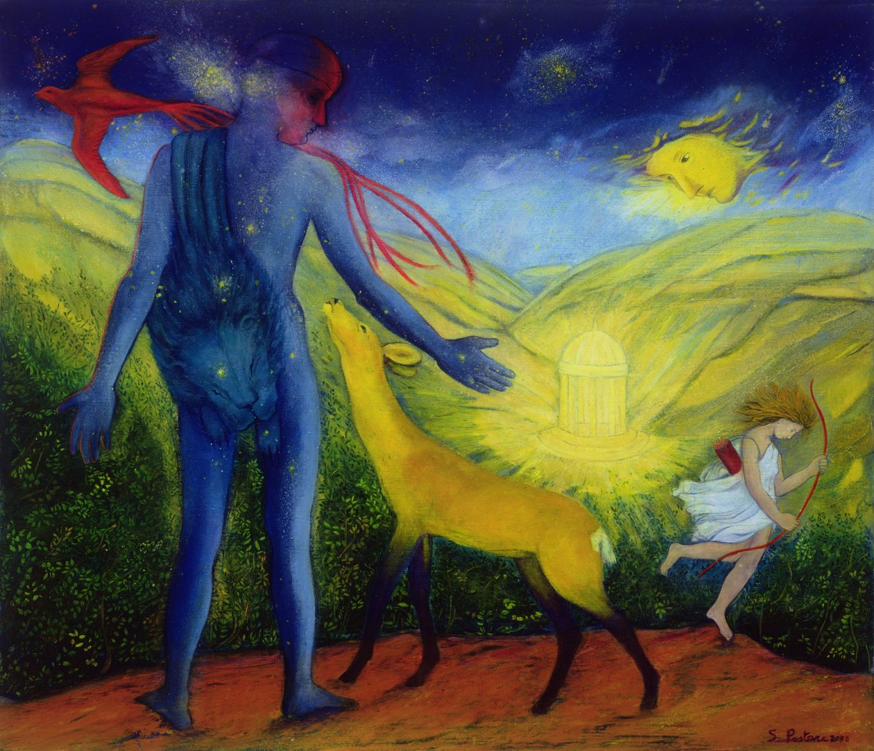 Hercules和Golden Hind，2008 作者 西尔维亚·帕斯托（Silvia Pastore）