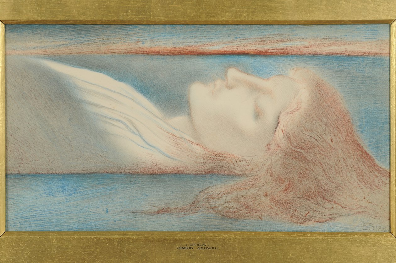 奥菲莉亚，1887年 作者 西蒙·所罗门