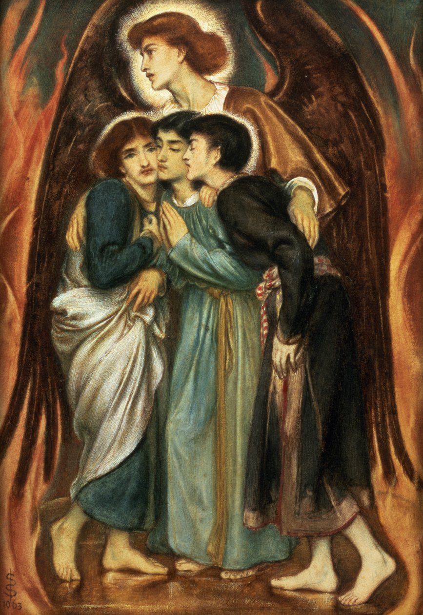 火炉中的Shadrach，Meshach和Abednego 作者 西蒙·所罗门