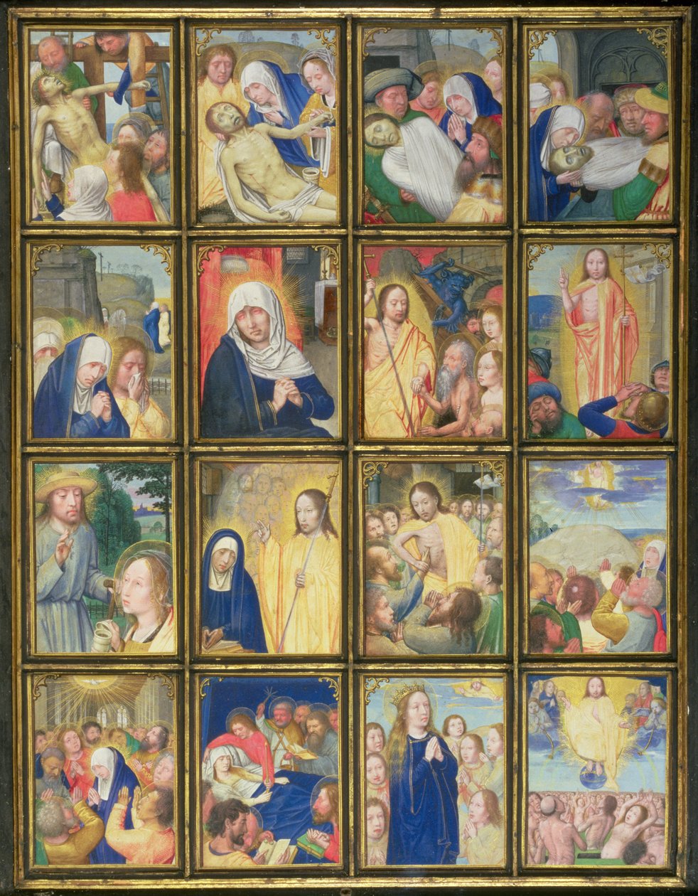 基督的葬礼，来自&39;Stein Quadriptych&39; 作者 西蒙·贝宁