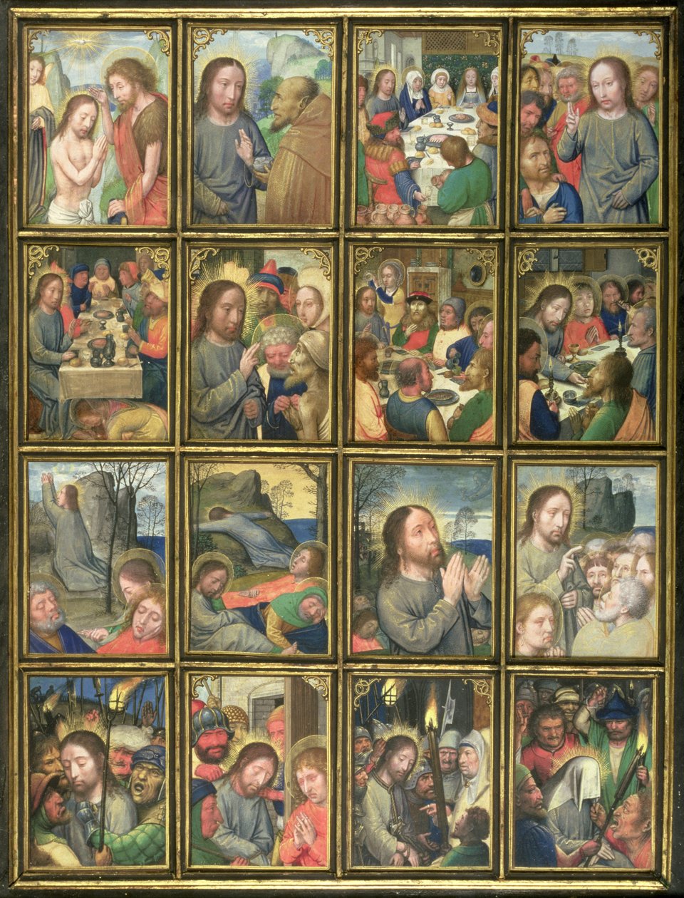 基督的生活，来自&39;Stein Quadriptych&39; 作者 西蒙·贝宁