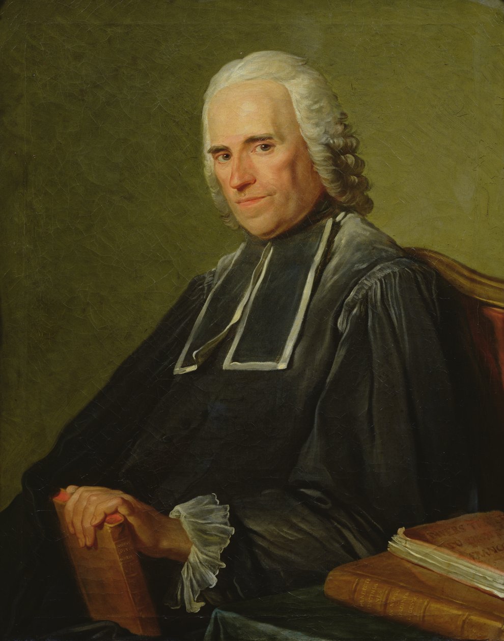 Robert Joseph Pothier的肖像，1760-70 作者 西蒙·伯纳德·勒·诺瓦