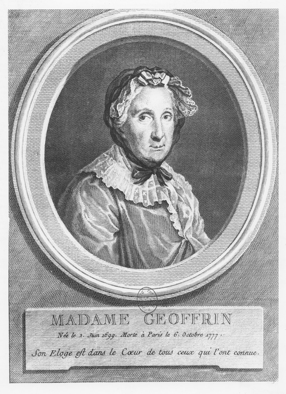 Geoffrin夫人的肖像 作者 西蒙·查尔斯·米格
