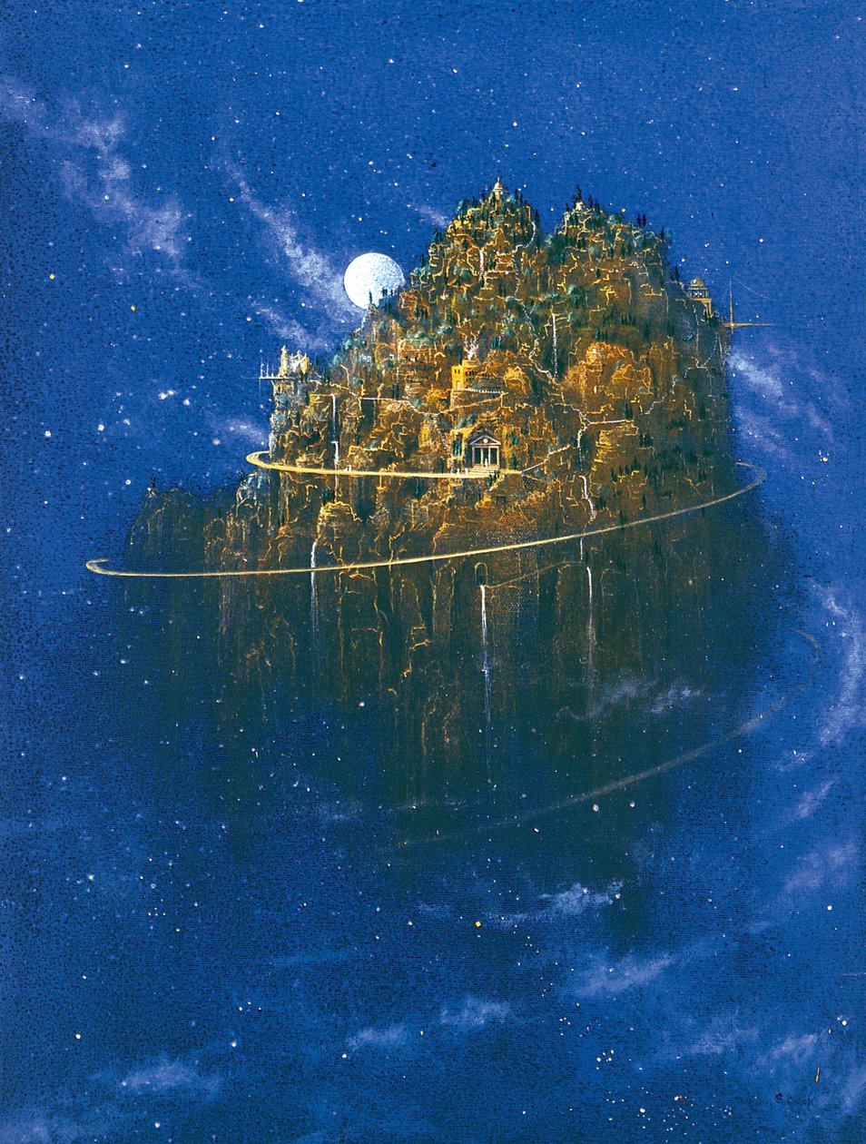 超越时间的圣所（丙烯画布） 作者 西蒙·库克（Simon Cook）
