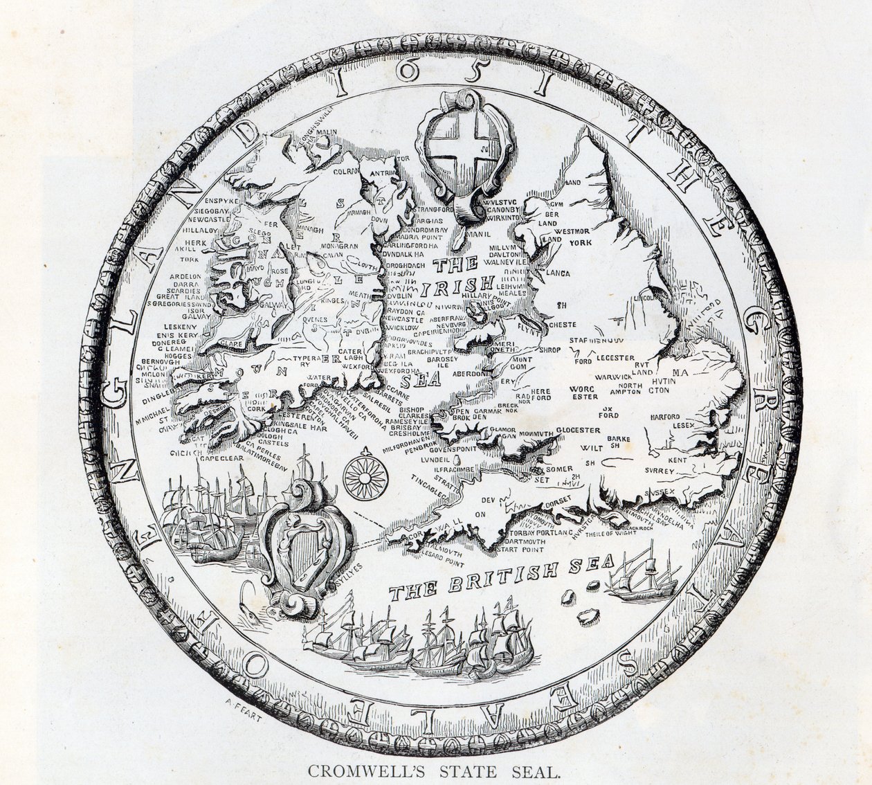 1651年英联邦期间的英国大封印 作者 西蒙·托马斯