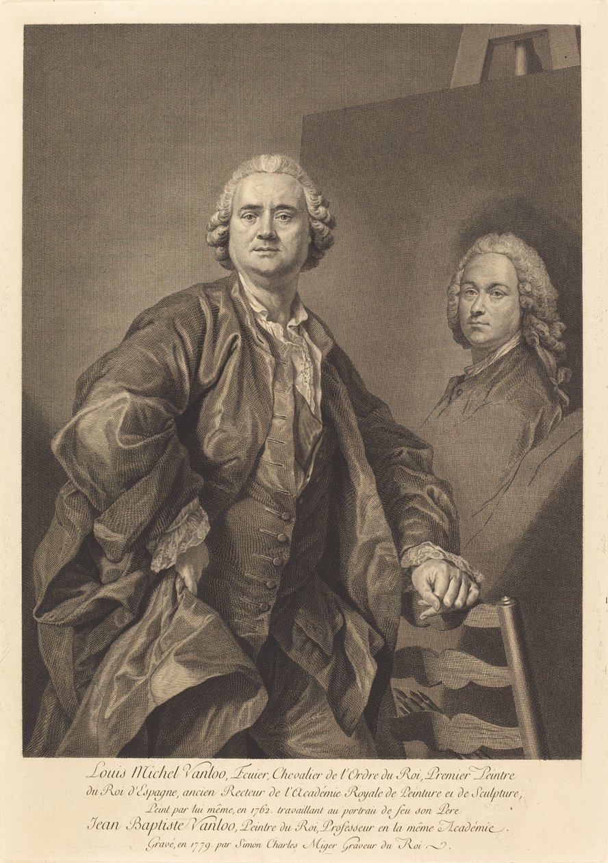 Louis Michel Vanloo 作者 路易斯·米歇尔·范·卢之后的西蒙·查尔斯·米格
