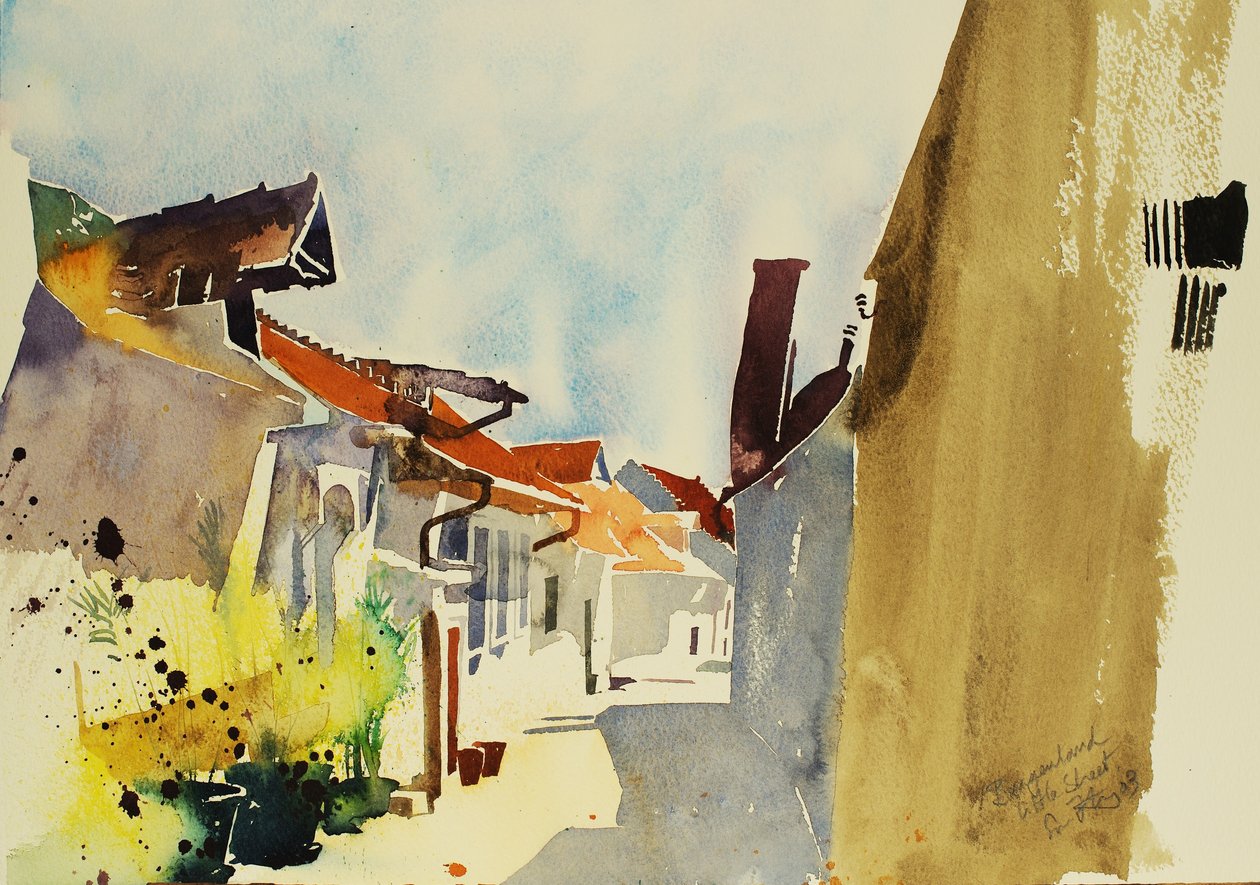 布尔根兰州，2003 年（水彩画） 作者 西蒙·弗莱彻