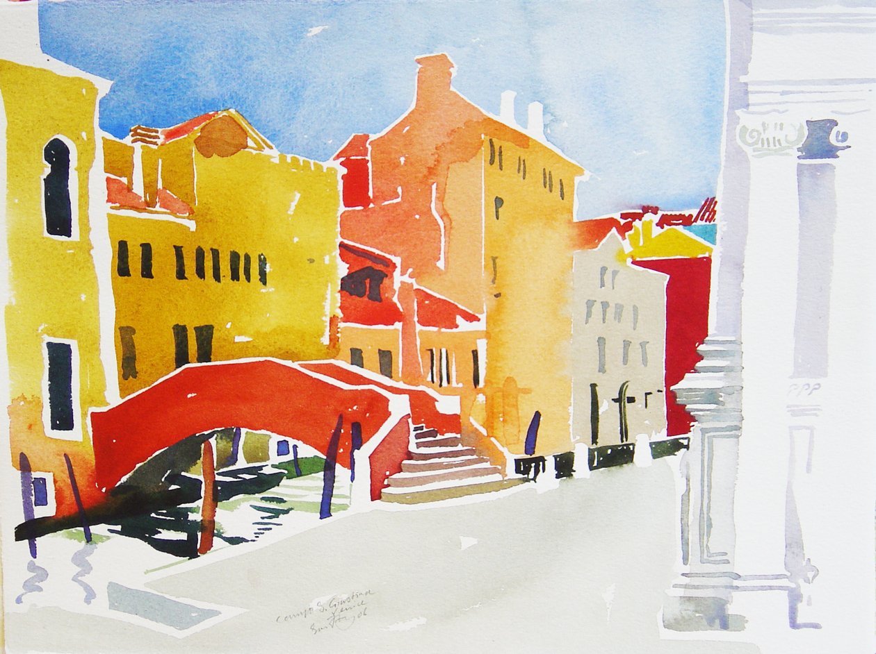 S Guistina 坎波，2006 年（水彩画） 作者 西蒙·弗莱彻