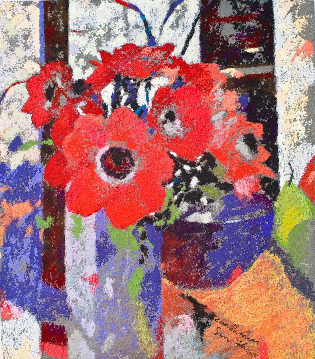 烛光晚会》，2010 年（纸上粉彩画） 作者 西蒙·弗莱彻