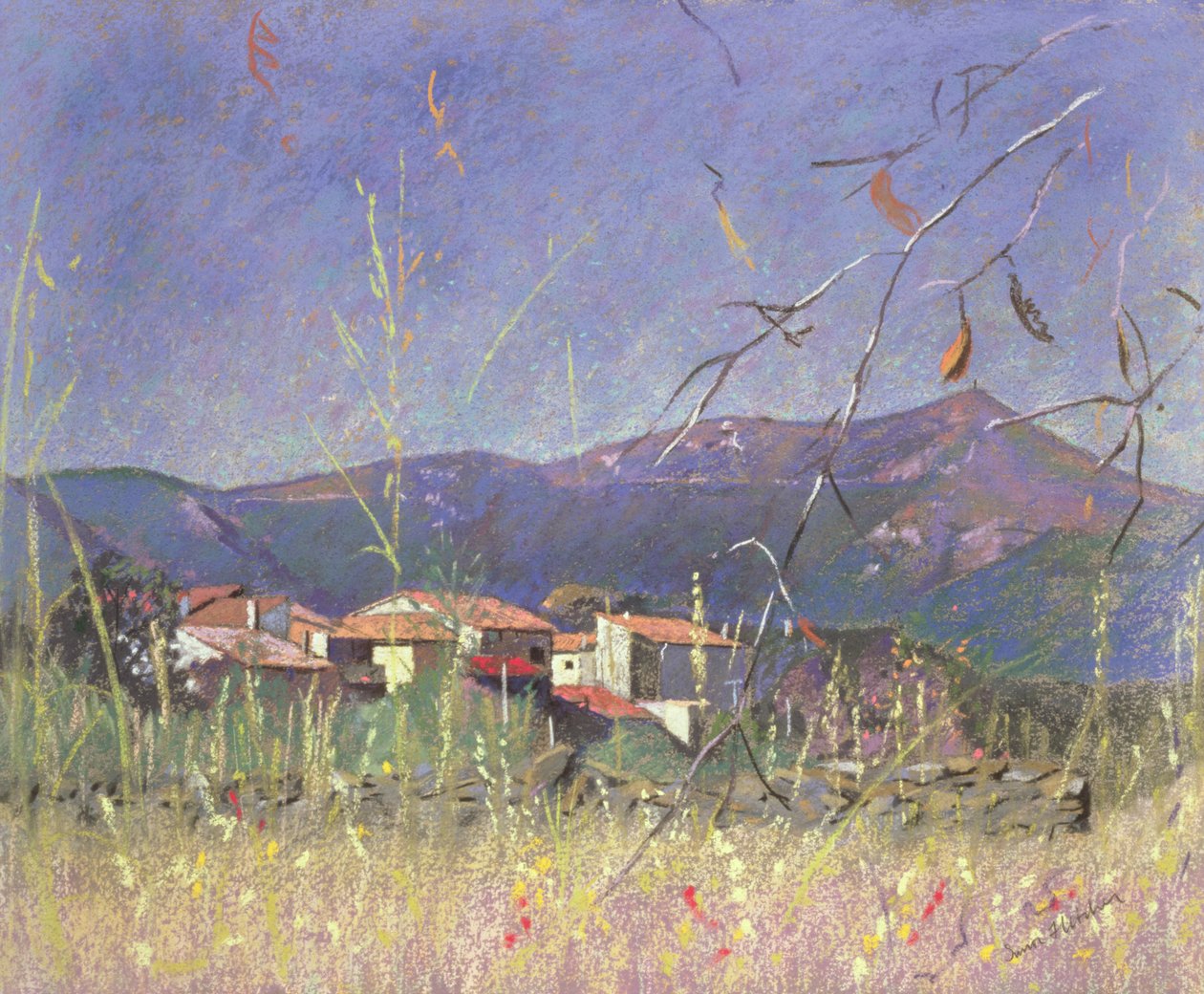 风景（粉彩纸） 作者 西蒙·弗莱彻