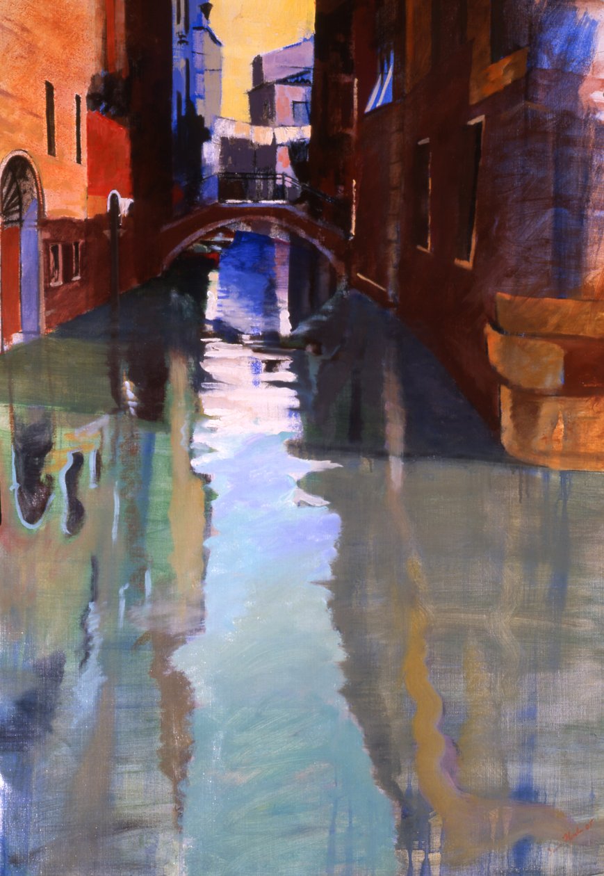 小运河》，2005 年（布面油画） 作者 西蒙·弗莱彻
