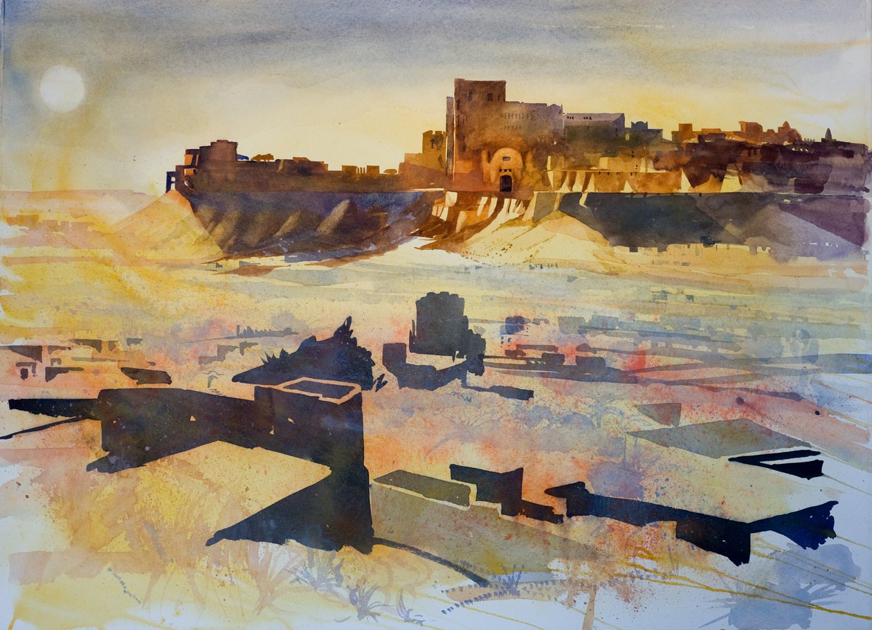 沙尘暴》，2007 年（混合媒介） 作者 西蒙·弗莱彻