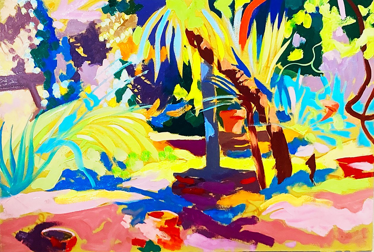 狂野的夏天（木板油画） 作者 西蒙·弗莱彻