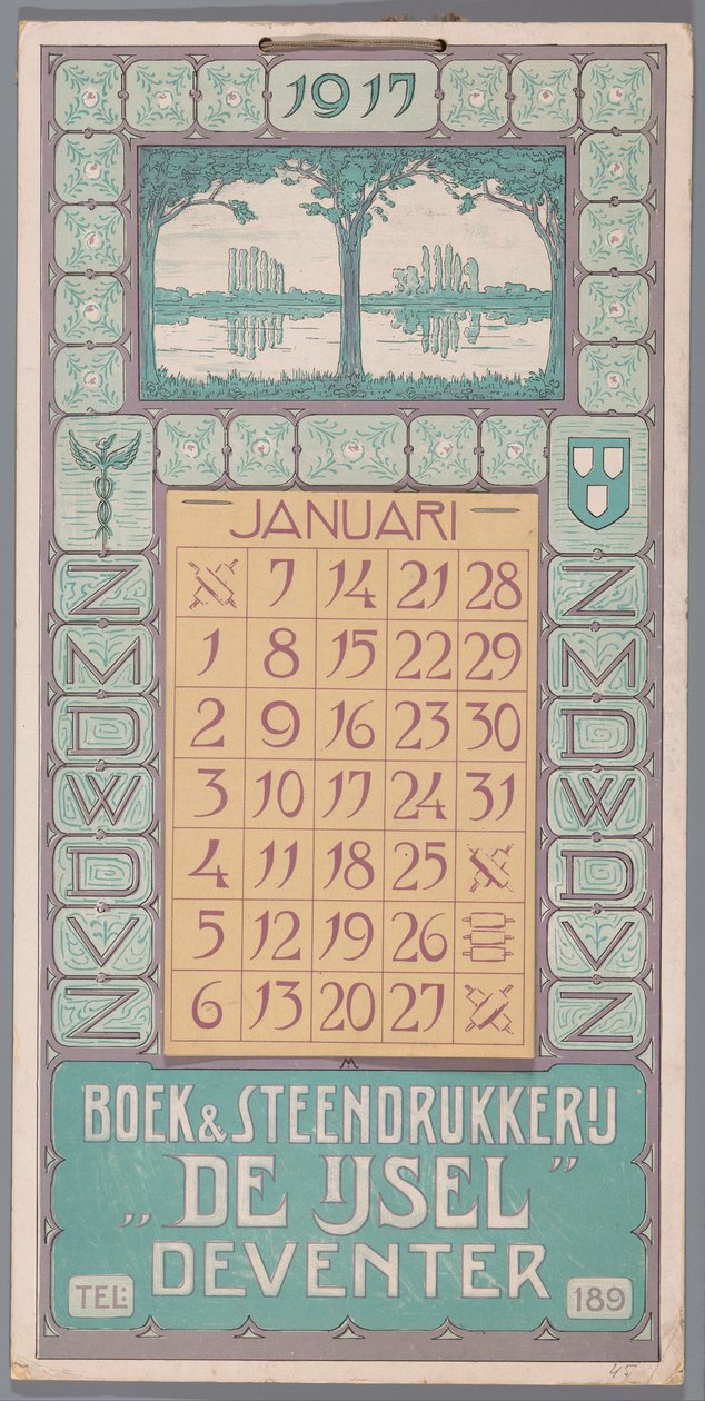 日历 1917 作者 西蒙·穆林