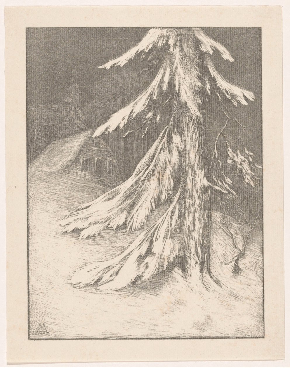 雪景中的云杉
冬季（原标题） 作者 西蒙·穆林