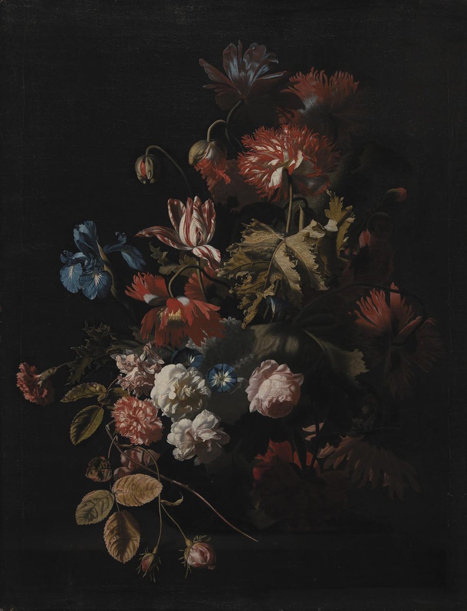 插着鲜花的花瓶 作者 Simon Pietersz Verelst