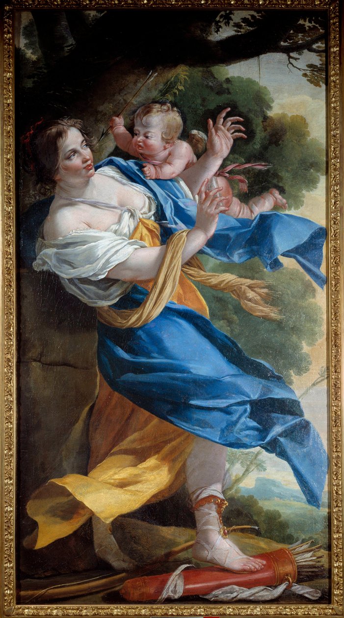 爱的复仇》 西蒙-武埃（1590-1649）的画作 1634年，星期日。1,87x1,37 m 南锡，艺术博物馆（musee des Beaux Arts）。 作者 西蒙·沃特