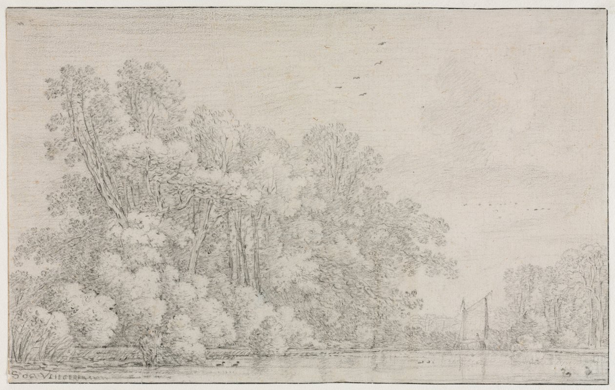 河景c。 1650。 作者 西蒙·德·弗利格