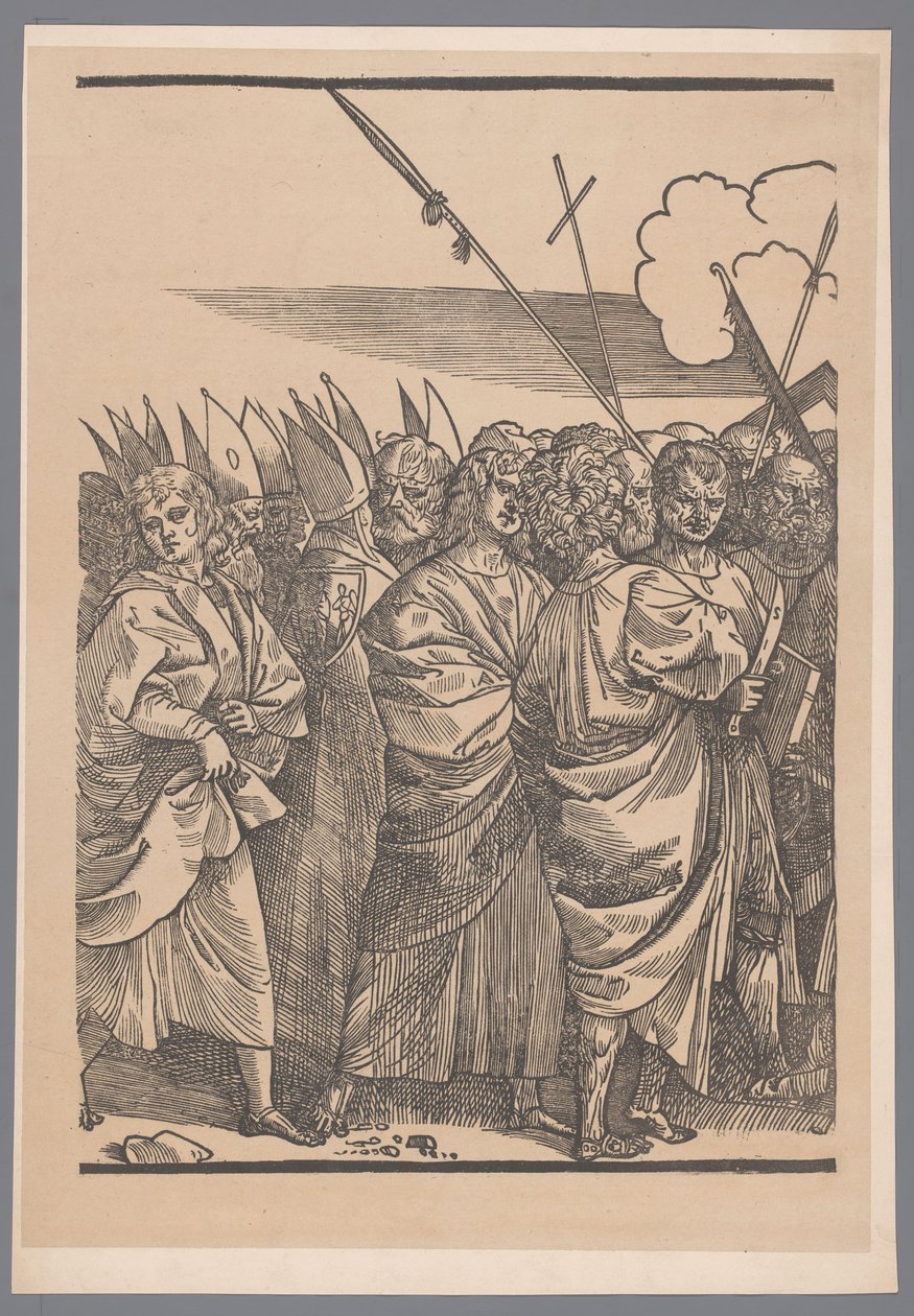 Joos Lambrecht 版画系列《基督的胜利》第三卷的复制品 作者 西蒙诺和图维