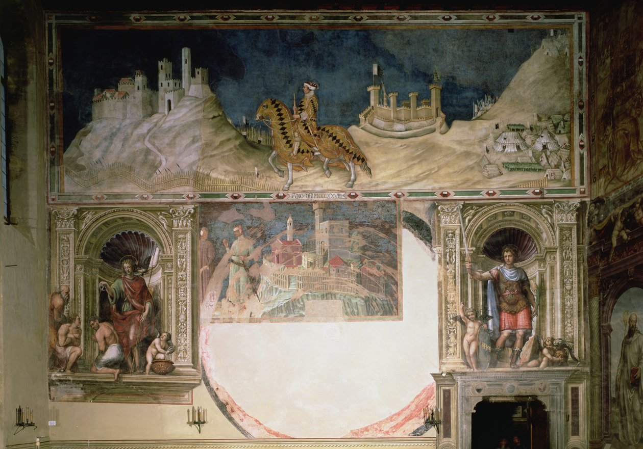 Guidoriccio来自Fogliano Besieging Monte Massi 作者 西蒙娜·马提尼