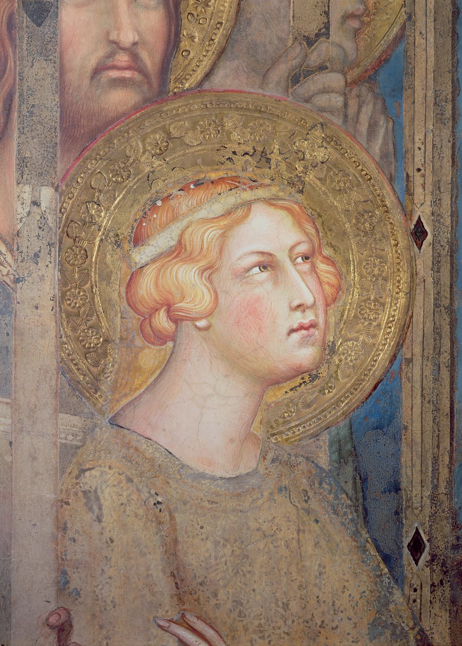 Maesta：St。Ursula，1315（细节51591） 作者 西蒙娜·马提尼