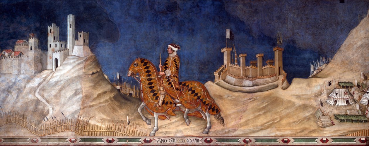 Guidoriccio da Fogliano, 1328年 作者 西蒙娜·马蒂尼