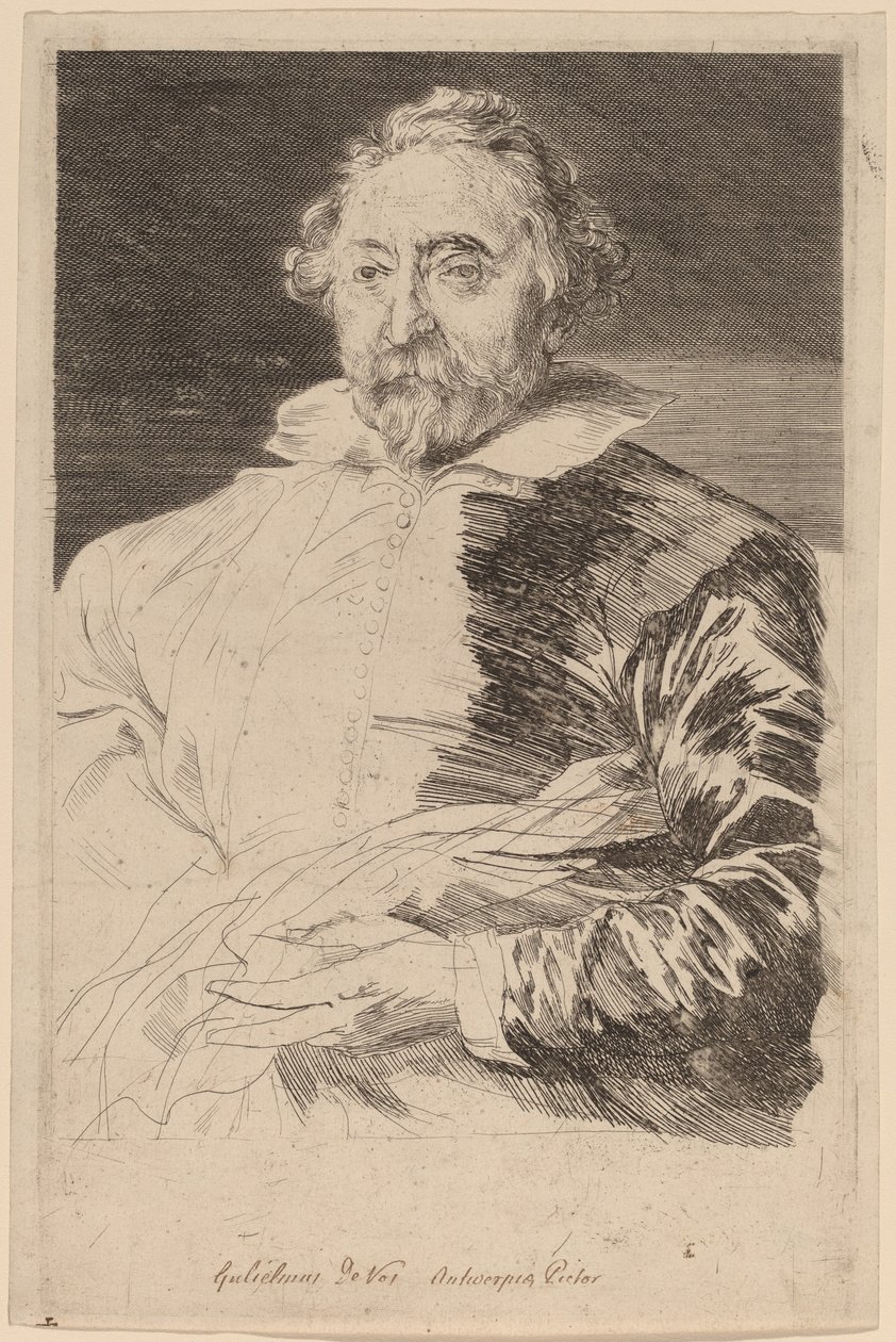 威廉-德沃斯 作者 Anthony van Dyck 爵士和 Schelte Adams Bolswert