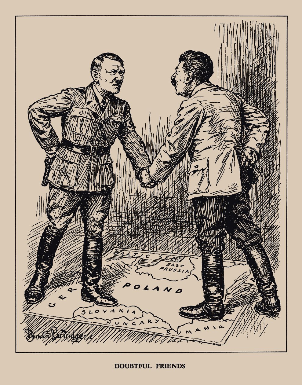 怀疑的朋友庞克杂志，1939年，1939年。 作者 伯纳德·帕特里奇爵士