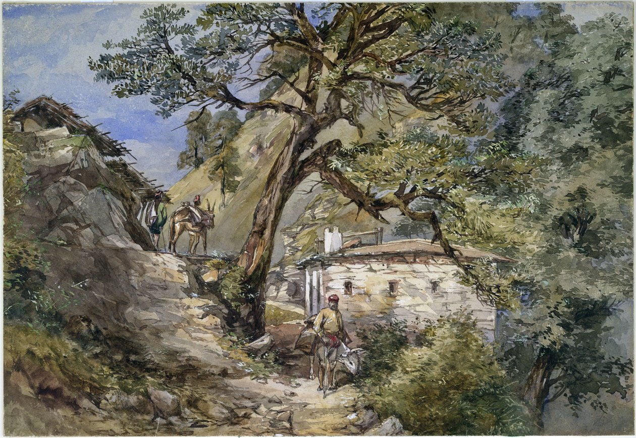 兰索，马苏里，1869年 作者 查尔斯·沃尔特斯·道伊爵士