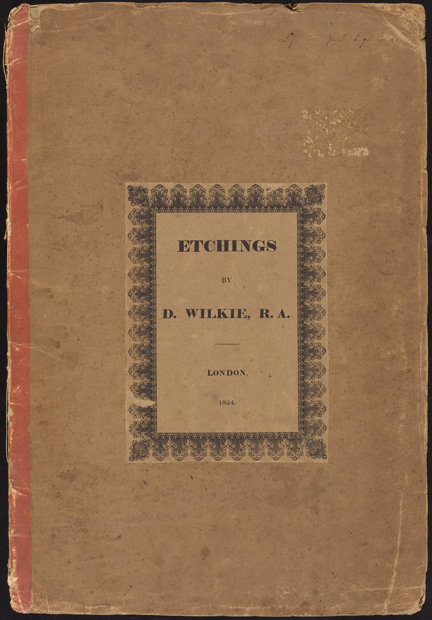 D. Wilkie, R.A. 的蚀刻版画 作者 大卫威尔基爵士