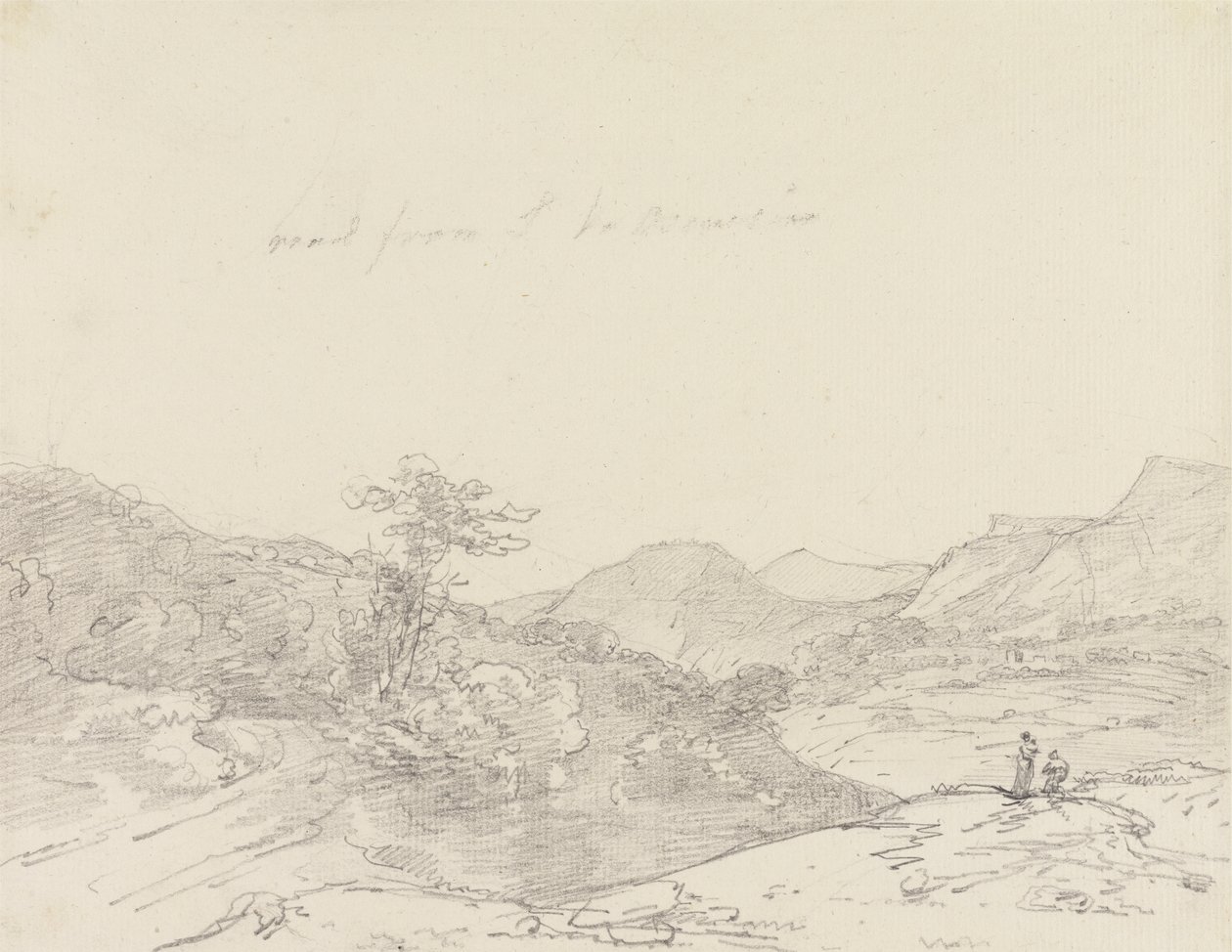 兰戈伦和奥斯威斯特里之间 作者 George Howland Beaumont 爵士第七世男爵