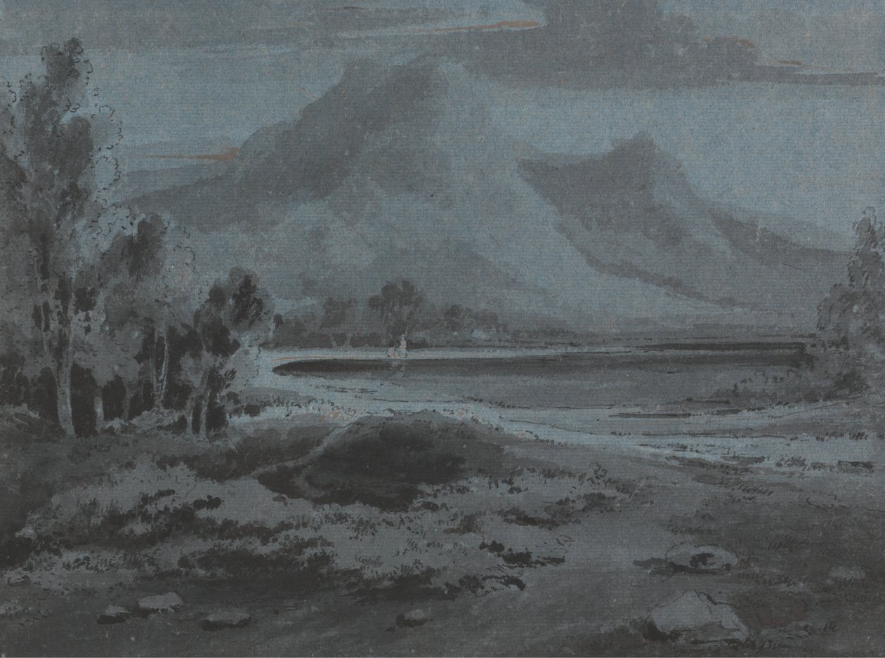 威尔士景观 作者 George Howland Beaumont 爵士第七世男爵