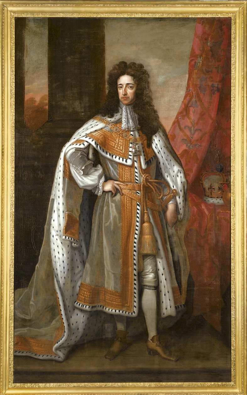 英格兰国王威廉三世1650-1702年穿的加冕袍 作者 戈弗雷·内勒爵士