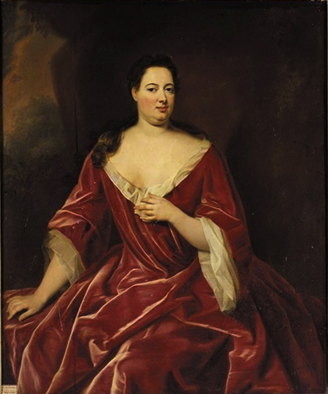 达林顿伯爵夫人索菲亚-夏洛特-冯-基尔曼塞格的画像 1675-1725年 作者 戈弗雷·内勒爵士