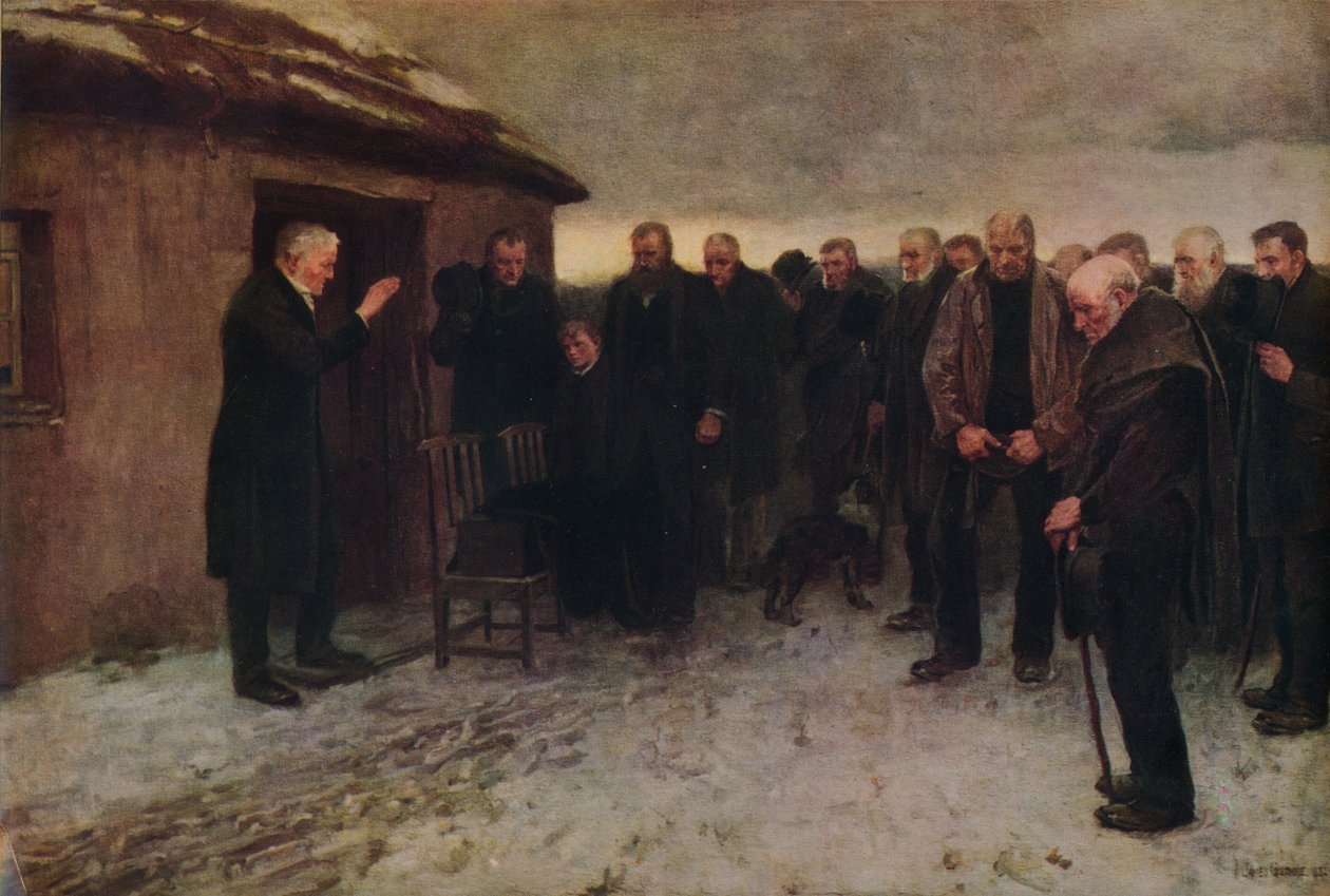 高地葬礼，1882年，1935年。 作者 詹姆斯·古思里
